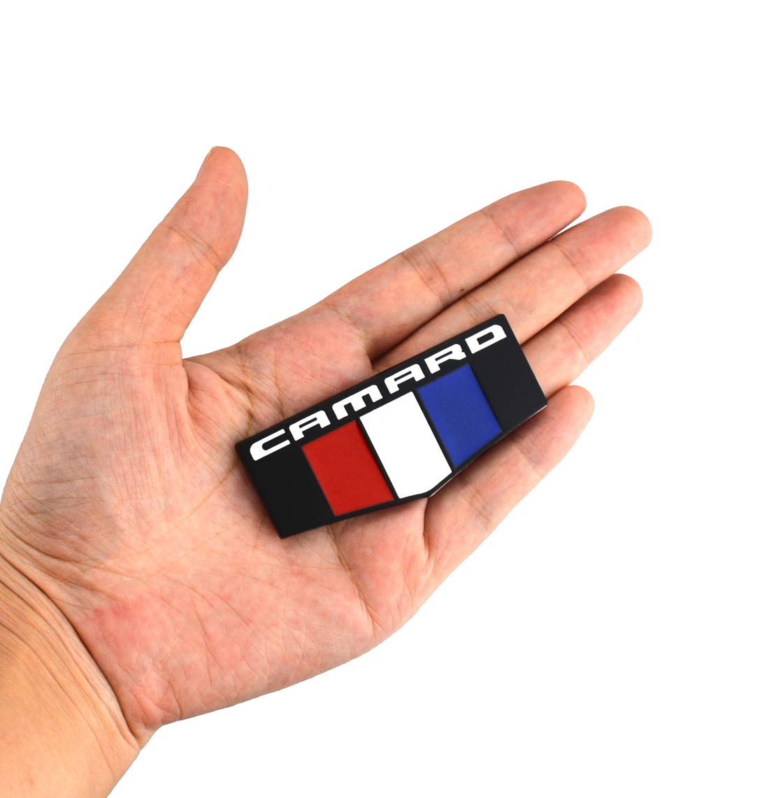 U*A様 Chevrolet Camaro スタジャン 刺繍Mサイズ レーシング Amazon.com: 2X OEM Camaro M Emblems Badge Front Right Left